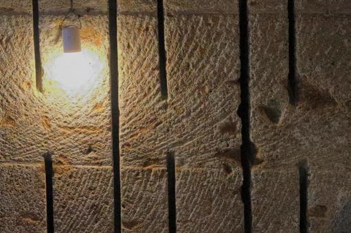 大谷石切り出し跡 大谷石,岩盤,自然の写真素材