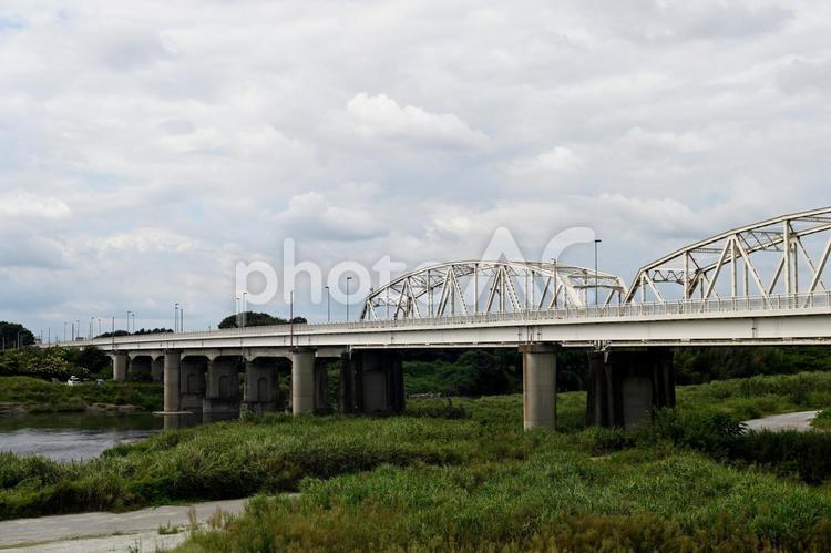 茨城県の白い橋 風景,自然,旅の写真素材