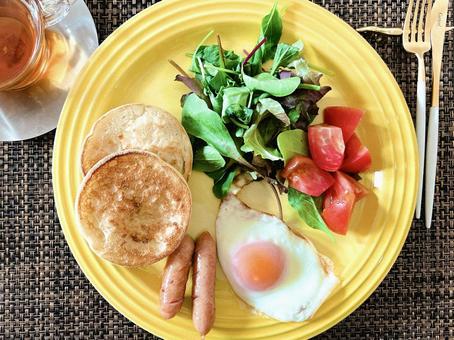 Photo, morning, branch, le creuset, 