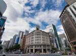 銀座四丁目交差点 銀座四丁目交差点,銀座,和光の時計台の写真素材