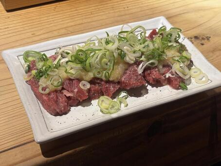 にんにく牛サガリ 焼肉,サガリ,牛肉の写真素材