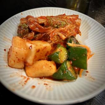 老舗焼肉屋のキムチ 老舗焼肉屋のキムチの写真