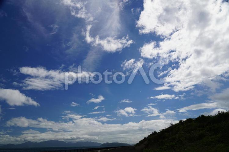 空の風景 晴れ,空,雲の写真素材