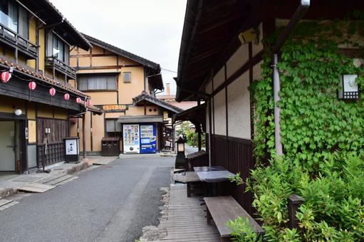 神楽門前湯治村 街の風景 神楽門前湯治村 街の風景 神楽門前湯治村,広島,街並みの写真素材