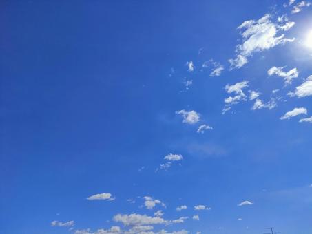 爽やかな青空 爽やかな青空の写真