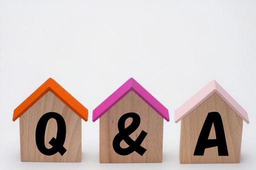 住宅相談のQ&Aの文字素材 住宅相談のQ&Aの文字素材 q&a,質問,ご相談の写真素材