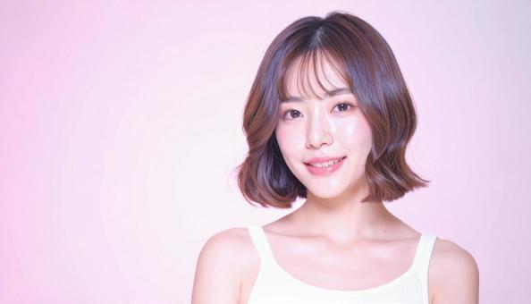 ヘアスタイルモデル:ウェーブ ヘアスタイルモデル:ウェーブの写真