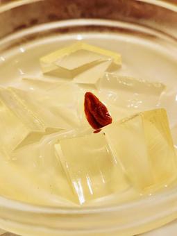 ゆずゼリー ゼリー,デザート,ヘルシーの写真素材