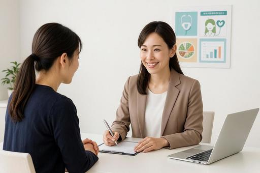 保健師による健康相談 保健師による健康相談の写真
