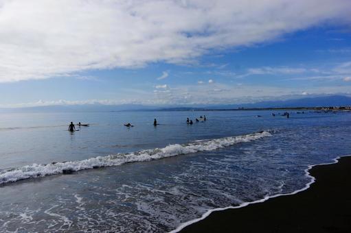 湘南・海辺の光景 湘南・海辺の光景 湘南,海,鵠沼海岸の写真素材