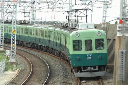 電車 京阪電車 電車 京阪電車の写真