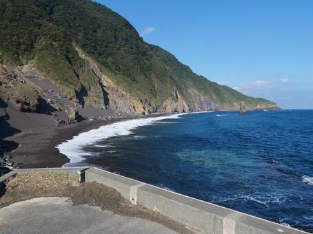 伊豆大島　筆島 筆島,伊豆大島,伊豆諸島の写真素材