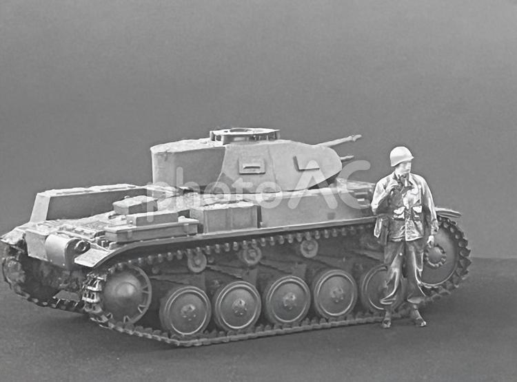 おもちゃの戦車 プラモデル,おもちゃ,模型の写真素材
