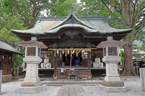 Photo, hachijo shrine, eight thousand spear god, japan wu zun, 