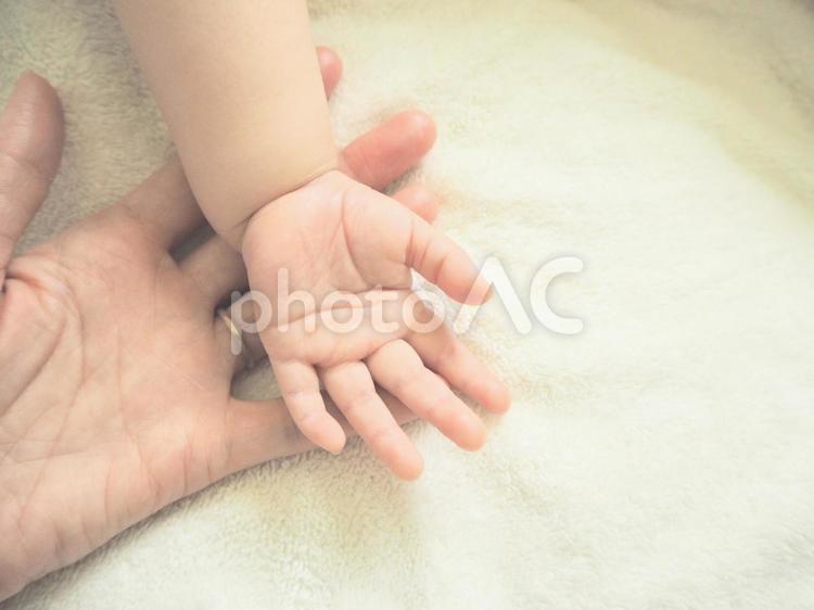 赤ちゃんとママの手 赤ちゃん,母,ママの写真素材