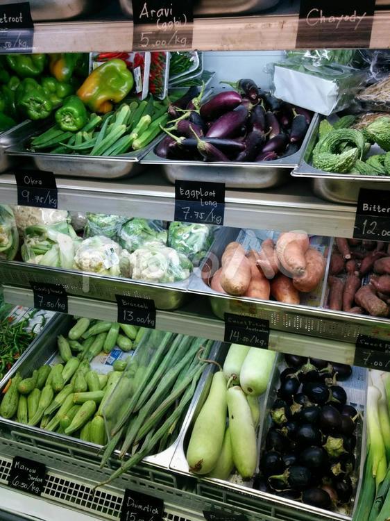 野菜売り場　海外 スーパーマーケット,買い物,海外の写真素材