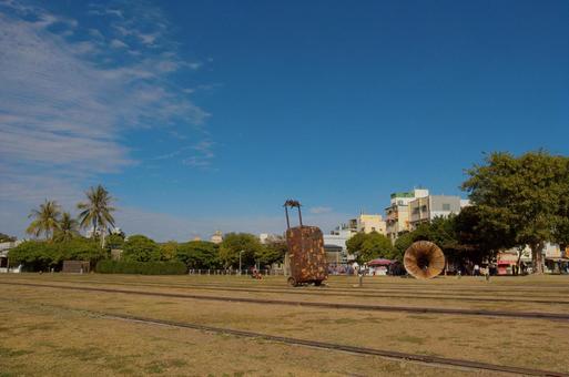 【台湾】高雄西子湾 哈瑪星鉄道文化園区 台湾,高雄,西子湾の写真素材