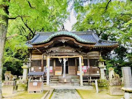 綾部八幡神社 綾部八幡神社,みやき町,佐賀県の写真素材