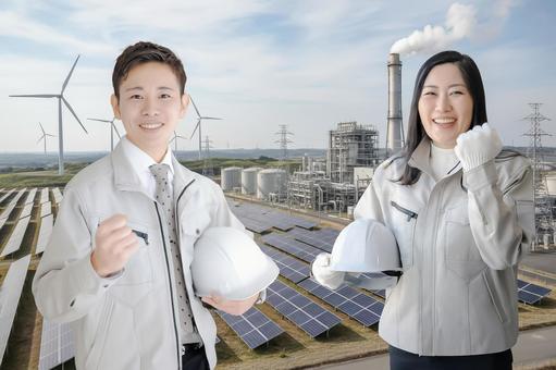 エネルギー産業 エネルギー産業 エンジニア,産業,エネルギーの写真素材