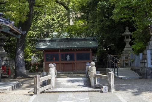 Photo, gokiso hachiman shrine, showa ward, nagoya city, a shrine, 