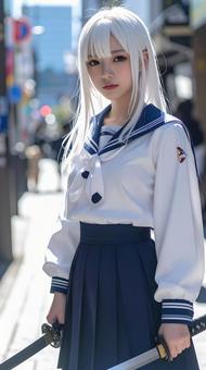 闘う女性 闘う女性の写真
