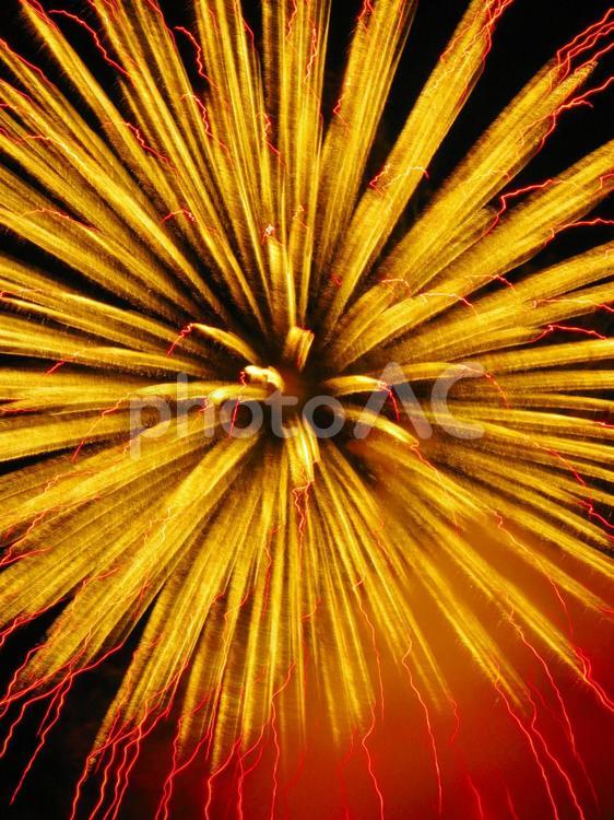 打ち上げ花火のアップ 華やか,アップ,花火の写真素材
