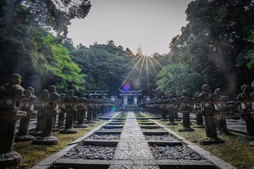 山口県　萩藩主毛利家墓所（東光寺） 萩藩主毛利家墓所,東光寺,萩の写真素材