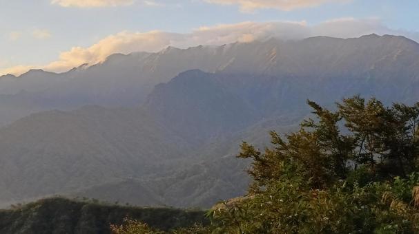 早朝の枝折峠 枝折峠,山,早朝の写真素材