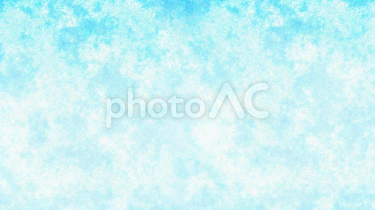 ふんわり自然な美しい青と白の水彩背景素材 背景,青,夏の写真素材