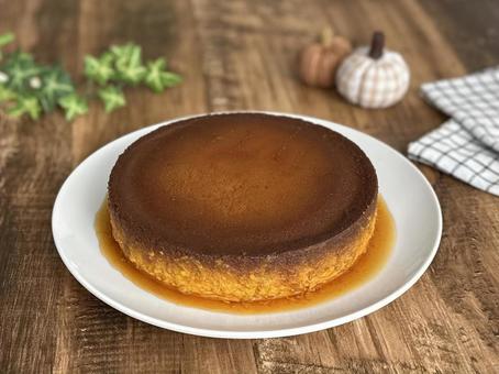 かぼちゃプリンの写真