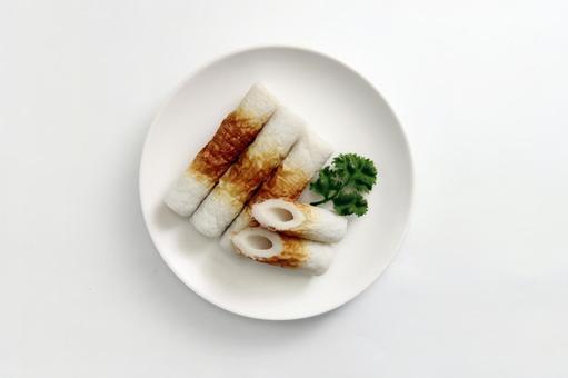 ちくわの盛り付け ちくわの盛り付け ちくわ,魚肉練り製品,おつまみの写真素材
