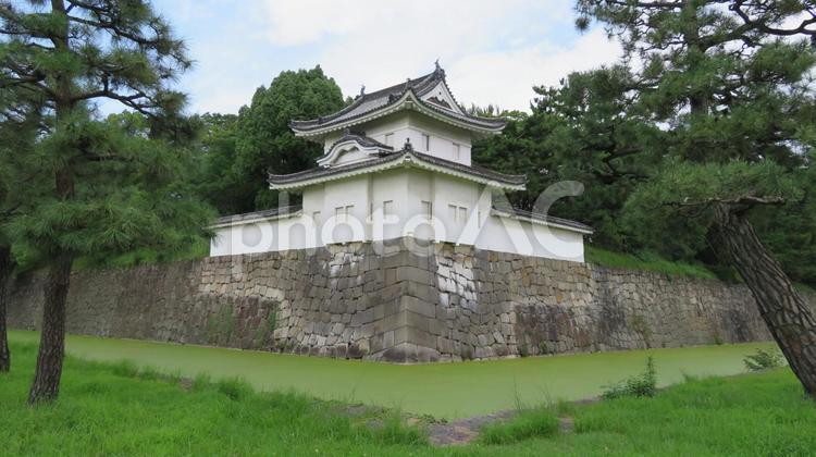 二条城　西南隅櫓 二条城,輪郭式,平城の写真素材