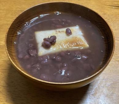 手作りのお汁粉 手作りのお汁粉の写真