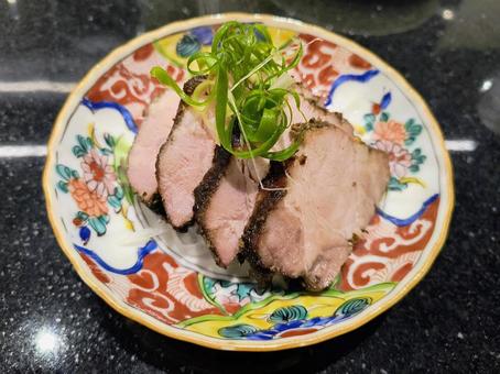 中華の塩焼豚 焼豚,チャーシュー,豚肉の写真素材