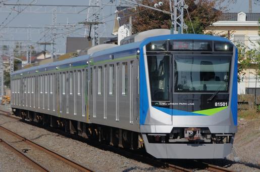 東武野田線　80000系 鉄道,電車,東武鉄道の写真素材