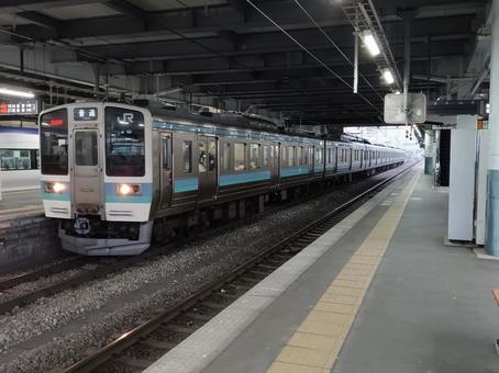 篠ノ井線普通列車 篠ノ井線普通列車 鉄道,jr,jr東日本の写真素材