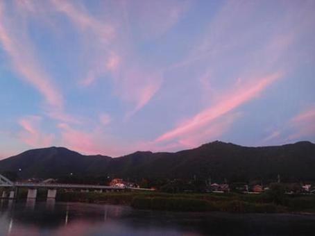 山と川と雲・日本の自然風景 山と川と雲・日本の自然風景の写真
