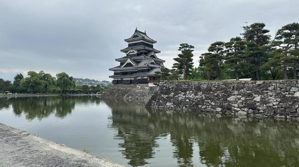 松本城 松本城,天守閣,城の写真素材