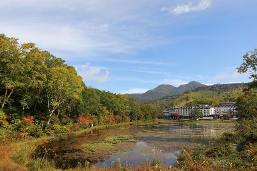志賀高原 蓮沼1 志賀高原 蓮沼1 風景,自然,秋の写真素材
