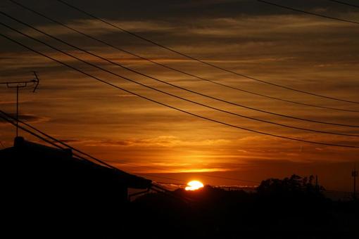 夕焼け 夕焼けの写真