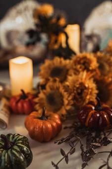 静かな秋の写真