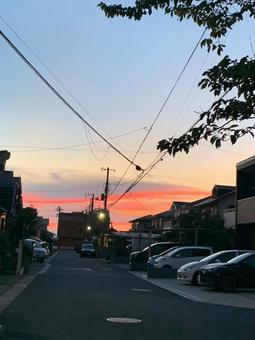 夕焼け 夕焼けの写真