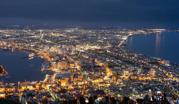 函館の夜景 函館の夜景の写真