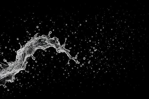 水しぶき(曲線タイプ) 水しぶき(曲線タイプ)の写真
