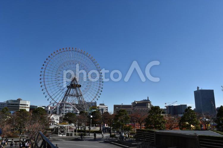 横浜　観覧車 yokohama,みなとみらい,よこはまの写真素材