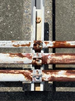 錆びた配錆びた配線配管 錆びた配線配管,配線配管,配線の写真素材