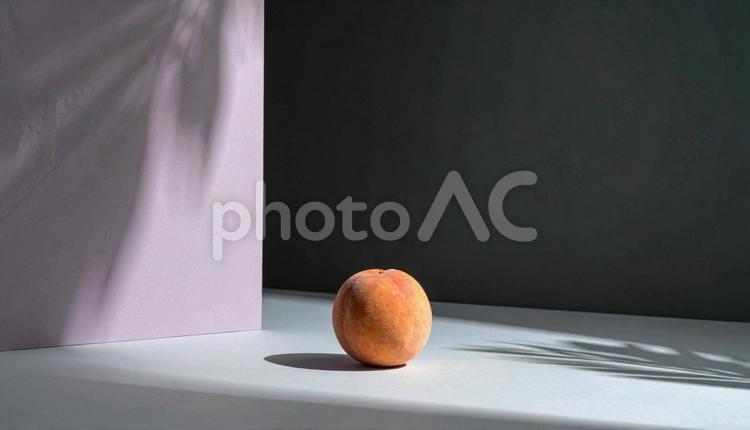 美しい桃の実 桃,ピーチ,果物の写真素材