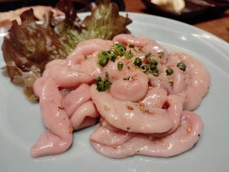 コブクロ コブクロ コブクロ,ホルモン,お肉の写真素材
