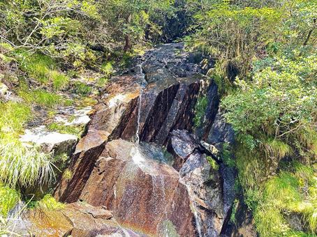 川　山　自然　田舎　滝 河川敷,春,川の写真素材