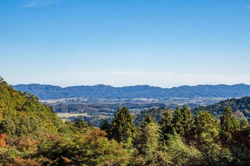 斗蔵山からの風景 秋,斗蔵山,おとくらさんの写真素材